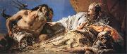 Giovanni Battista Tiepolo Neptune Bestowing Gifts upon Venice Spain oil painting artist